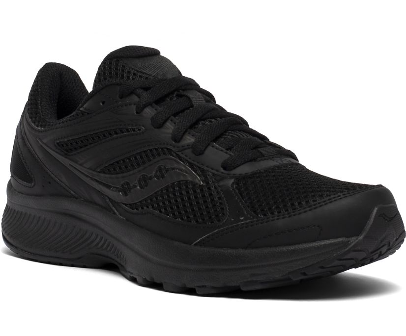 Women's Saucony Cohesion 14 Running Shoes Black / Black | Singapore 091DFMN